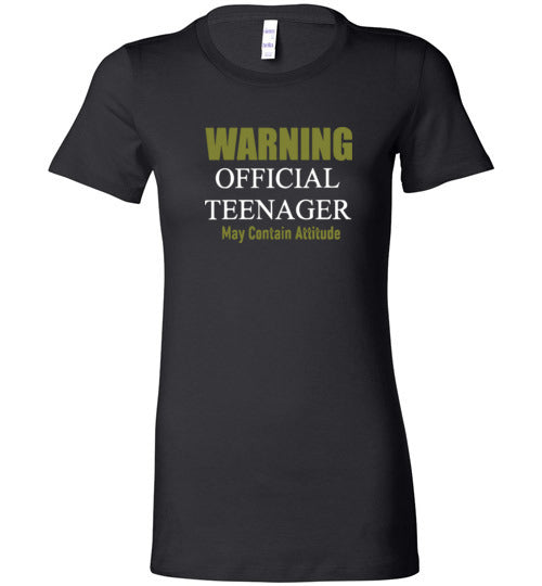 Warning Official Teenager