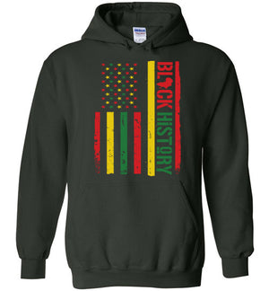BLACK HISTORY MONTH SHIRT WITH FLAG