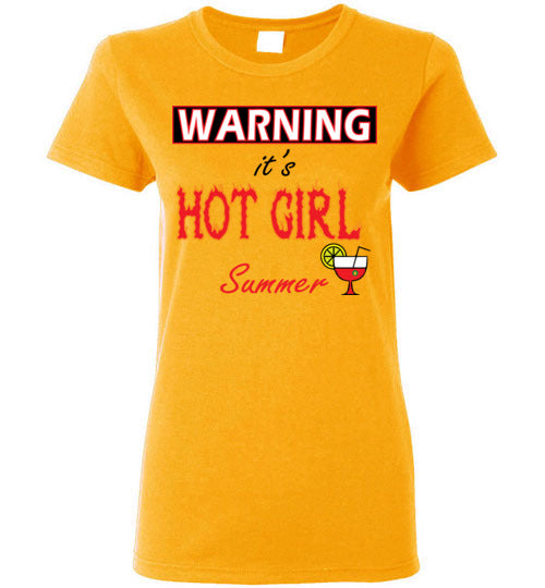 WARNING HOT GIRL SUMMER T-SHIRT