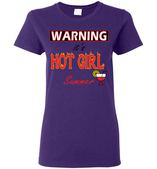 WARNING HOT GIRL SUMMER T-SHIRT