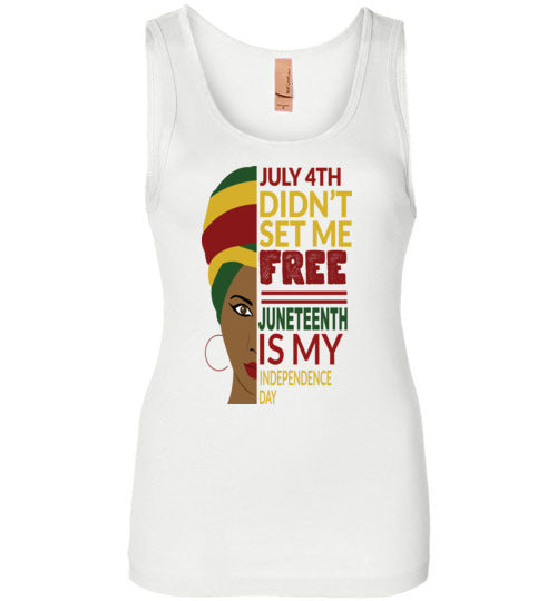 Juneteenth Independence Day Women Tank Top