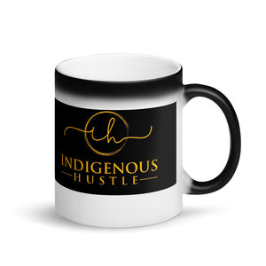 Indigenous Hustle Matte Black Magic Mug
